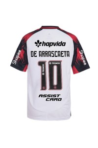 Flamengo Giorgian de Arrascaeta #10 Jalkapallovaatteet Vieraspaita 2025-26 Lyhythihainen